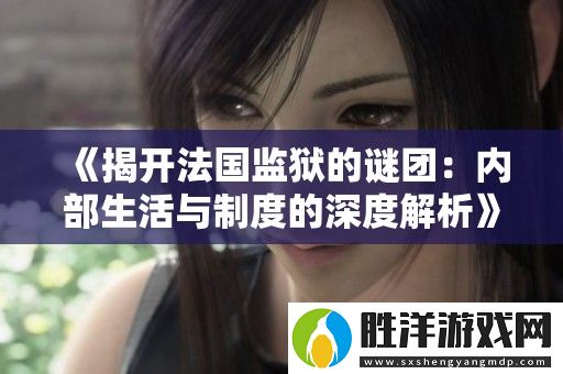 揭開法國監獄的謎團：內部生活與制度的深度解析