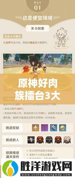 原神好肉族擂臺3大步驟：位置詳解+核心打法技巧-高效通關實戰教學