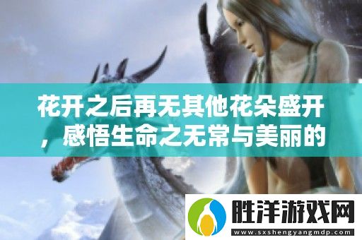 花開之后再無其他花朵盛開-感悟生命之無常與美麗的短暫。