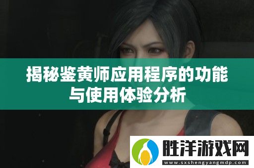 揭秘鑒黃師應用程序的功能與使用體驗分析