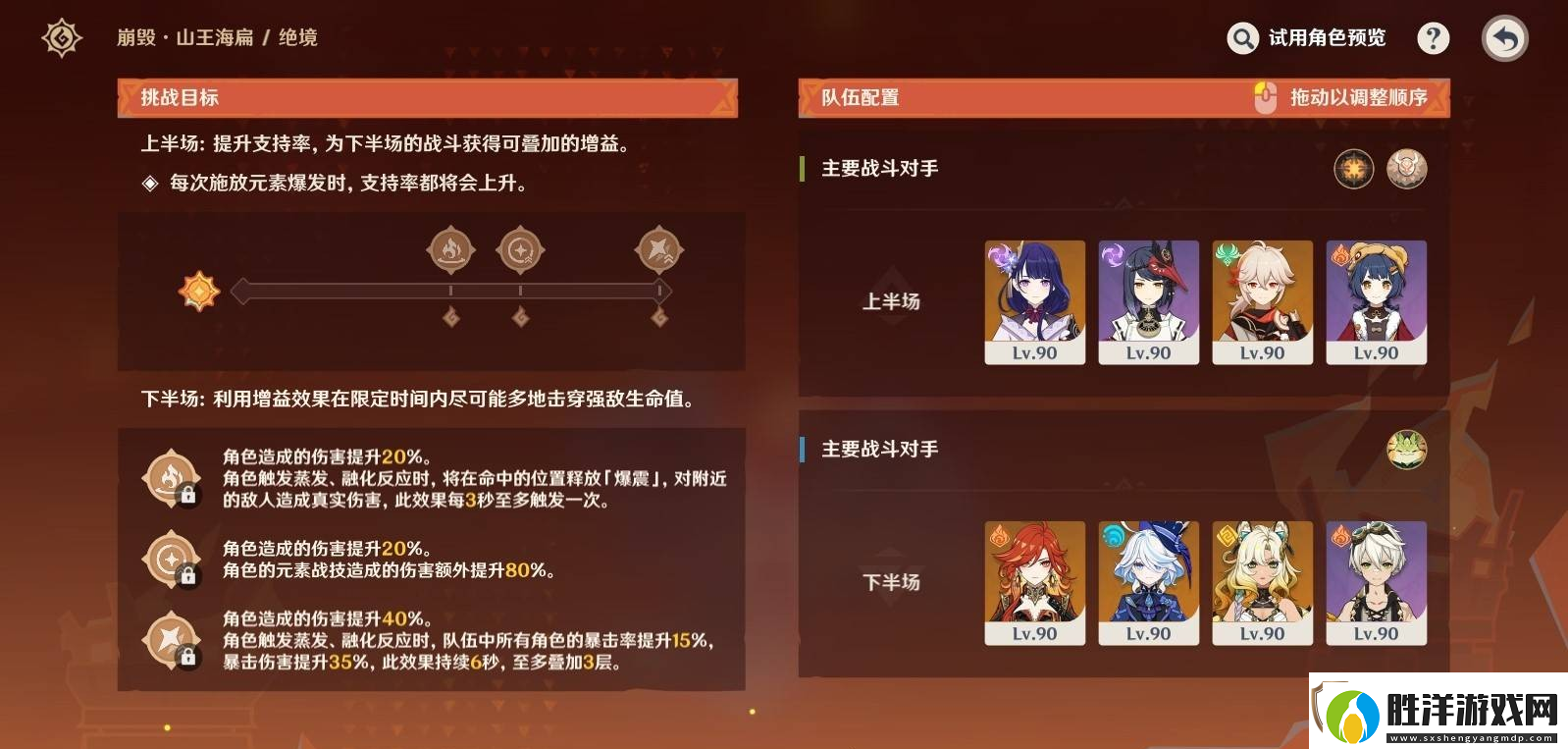 原神無極限超激格斗賽第二關滿分配隊推薦第二天崩毀山王海扁挑戰賽攻略