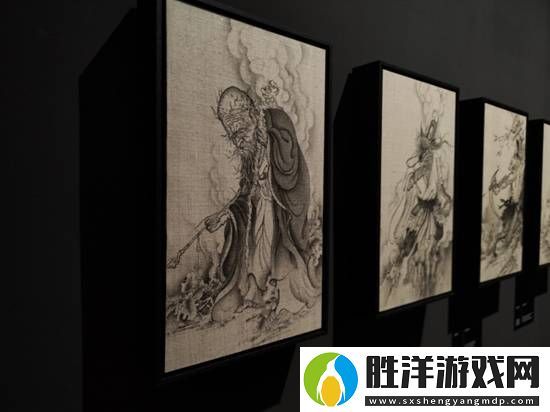 我們參觀了黑神話藝術展