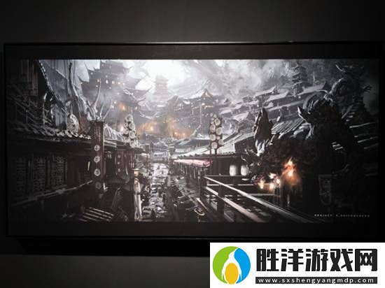 我們參觀了黑神話藝術展
