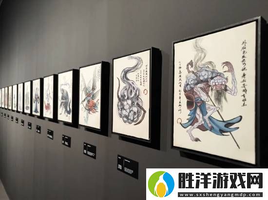 我們參觀了黑神話藝術展