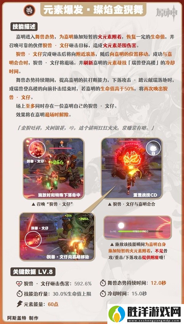 原神嘉明技能解析