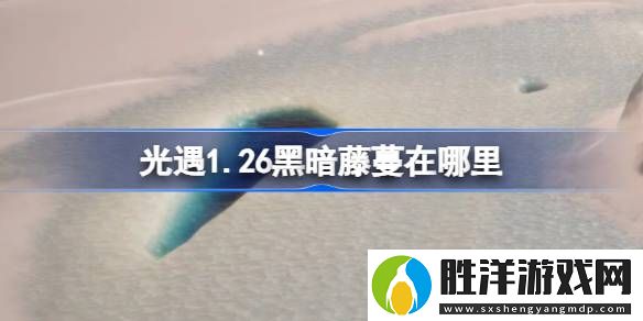 光遇1.26黑暗藤蔓在哪里-光遇1月26日染料位置攻略