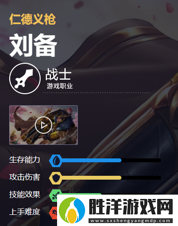 王者榮耀劉備怎么樣