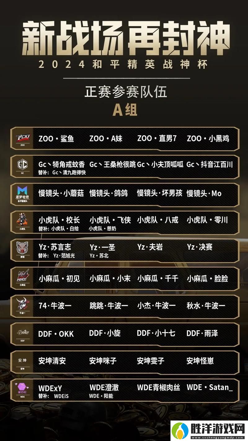 和平精英探索那些霸氣側漏的戰(zhàn)隊名字